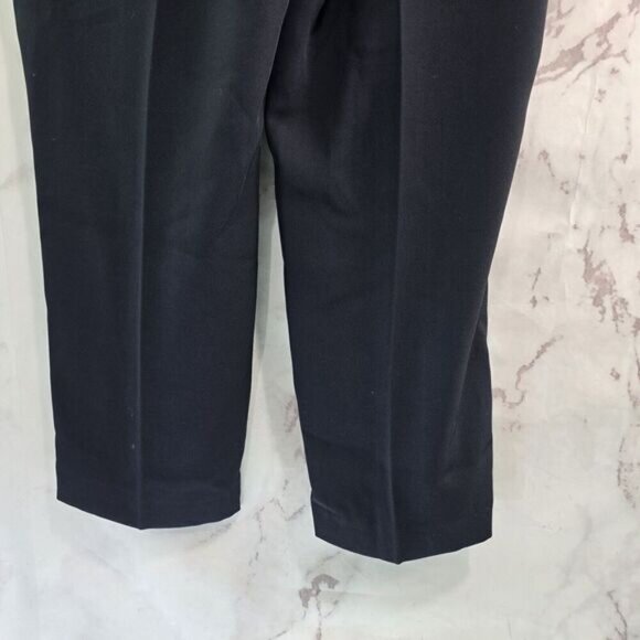 Reiss Pants Womens 8 Blue Pull On Drawstring Office Navy Elastic Commuter - Picture 8 of 12